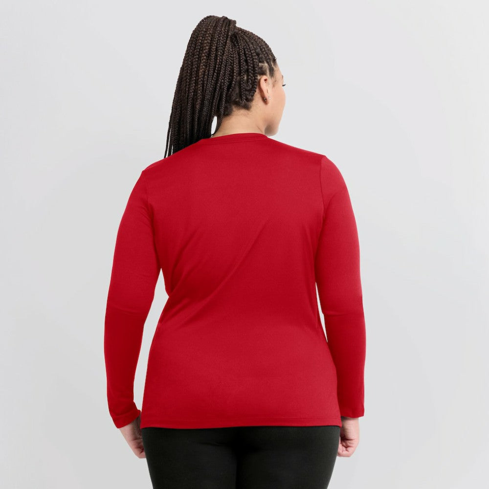 Washington Nationals Nike Women's Authentic Collection Legend Performance Long Sleeve T-Shirt - Red T-shirts