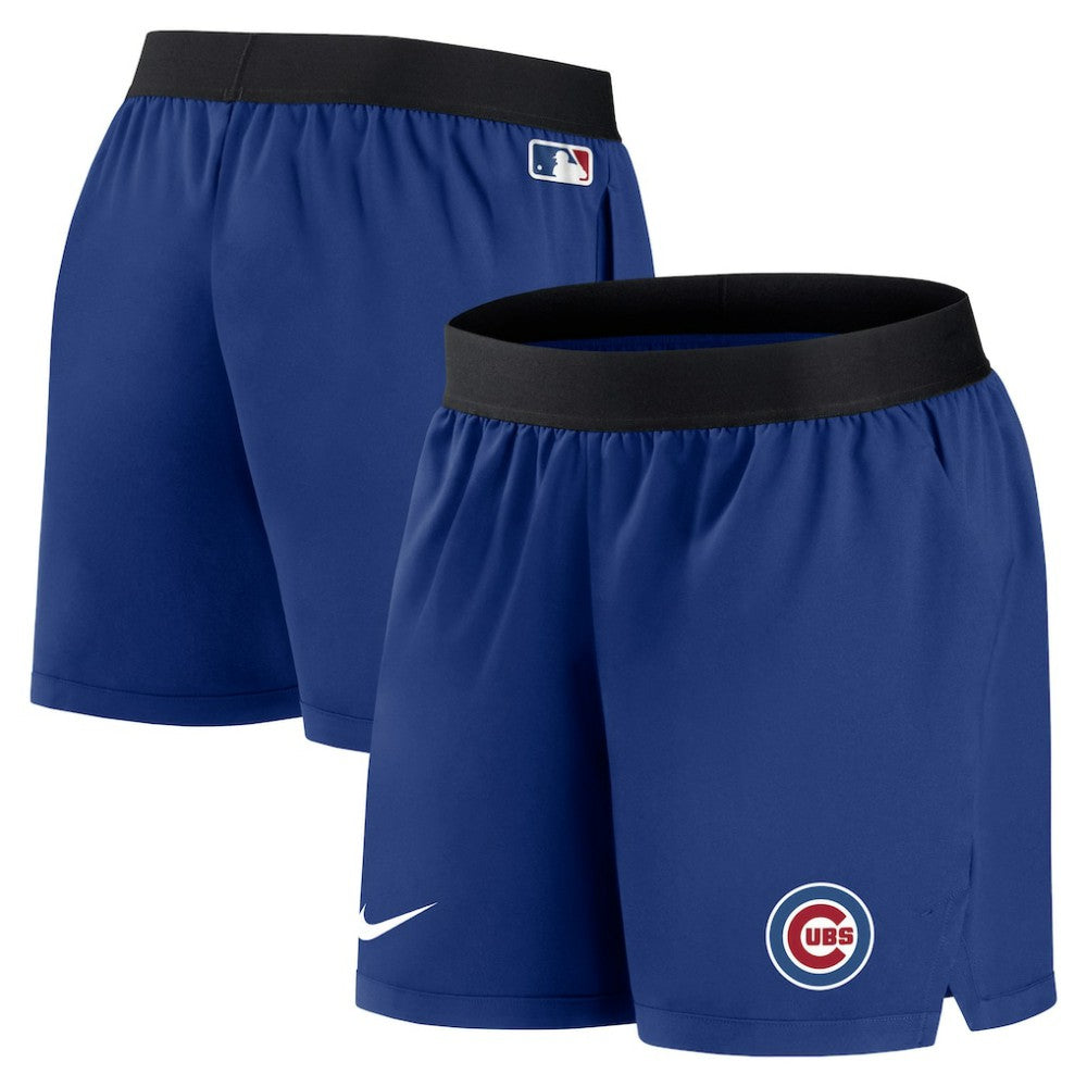 Chicago Cubs Nike Women's Authentic Collection Team Performance Shorts - Royal Shorts