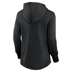 Colorado Rockies Nike Women's Authentic Collection Pregame Performance Pullover Hoodie - Black Hoodies
