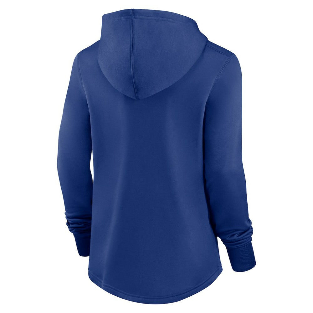 Chicago Cubs Nike Women's Authentic Collection Pregame Performance Pullover Hoodie - Royal Hoodies