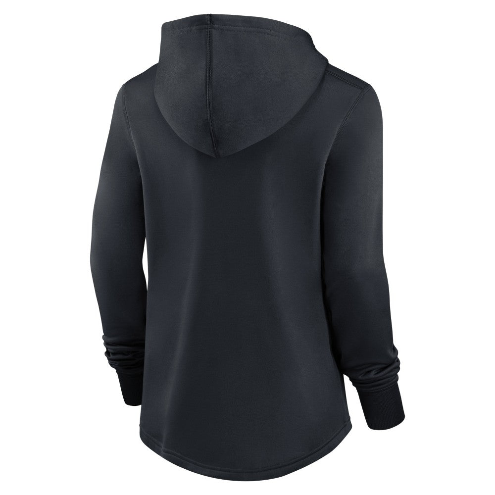 Cleveland Guardians Nike Women's Authentic Collection Pregame Performance Pullover Hoodie - Navy Hoodies