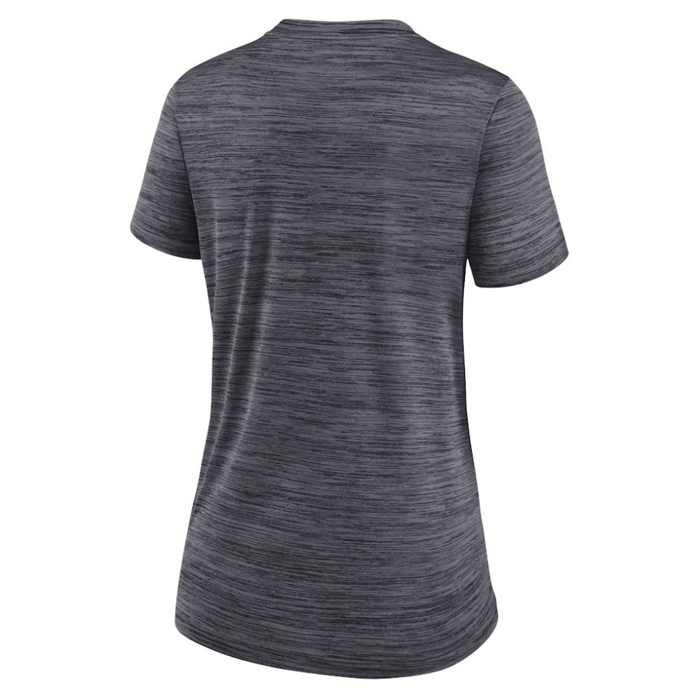 Chicago White Sox Nike Women's Authentic Collection Velocity Practice Performance V-Neck T-Shirt - Black T-shirts