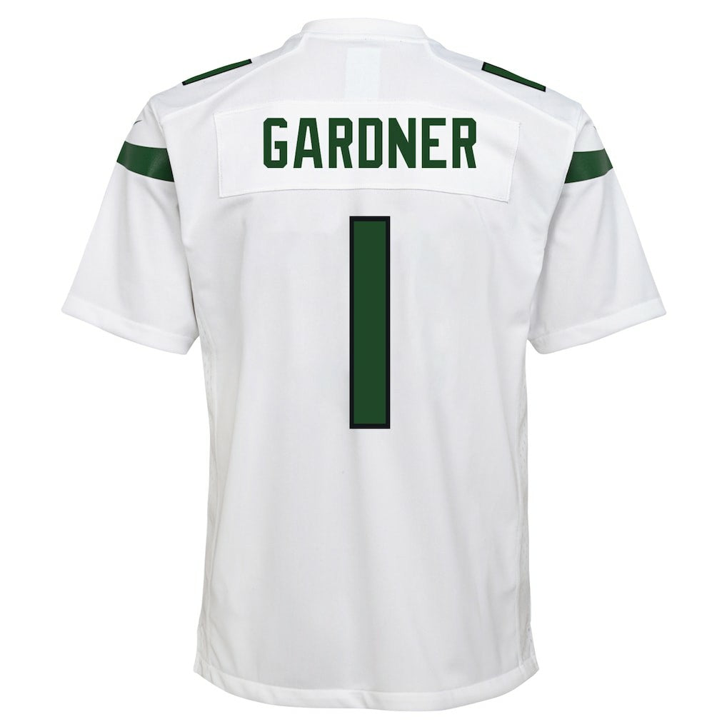Ahmad Sauce Gardner New York Jets Youth Game Jersey White