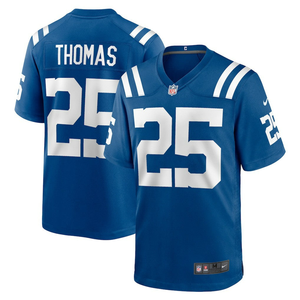 Rodney Thomas Indianapolis Colts Player Game Jersey Royal