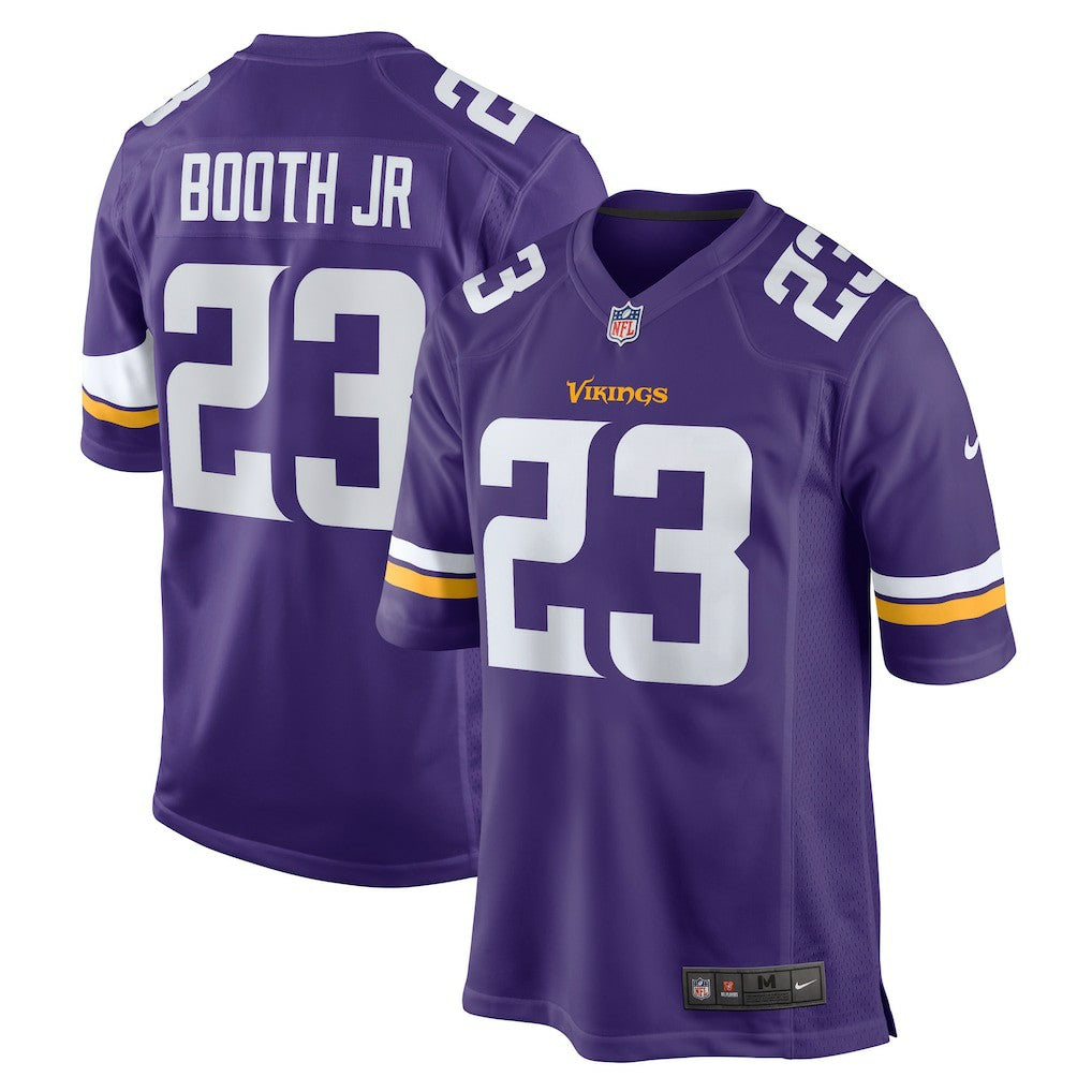 NFL Andrew Booth Jr. Minnesota Vikings Player Game Jersey - Purple