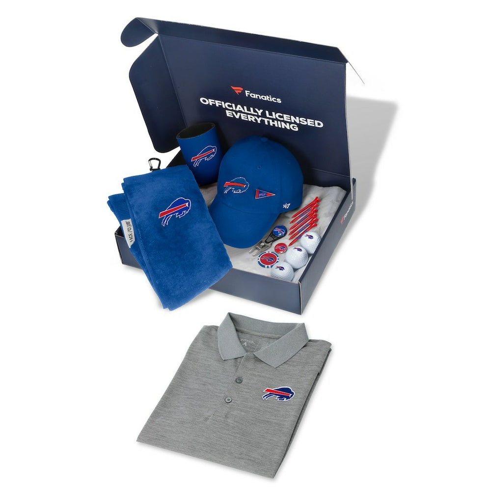 Buffalo Bills WinCraft Pack Golf Themed Gift Box $155+ Value
