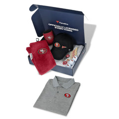 San Francisco 49ers WinCraft Pack Golf Themed Gift Box $155+ Value