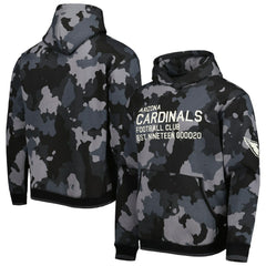 Arizona Cardinals The Wild Collective Camo Pullover Hoodie Black