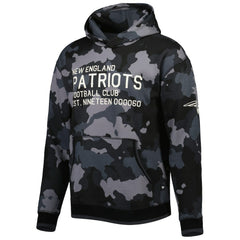 New England Patriots The Wild Collective Camo Pullover Hoodie Black