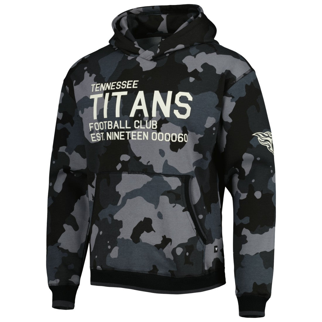 Tennessee Titans The Wild Collective Camo Pullover Hoodie Black