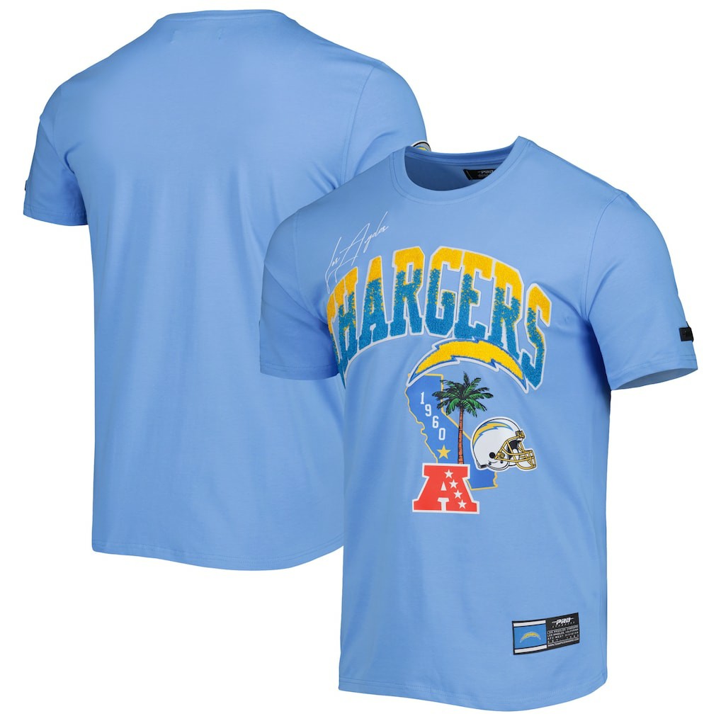 Los Angeles Chargers Pro Standard Hometown Collection T-Shirt Powder Blue