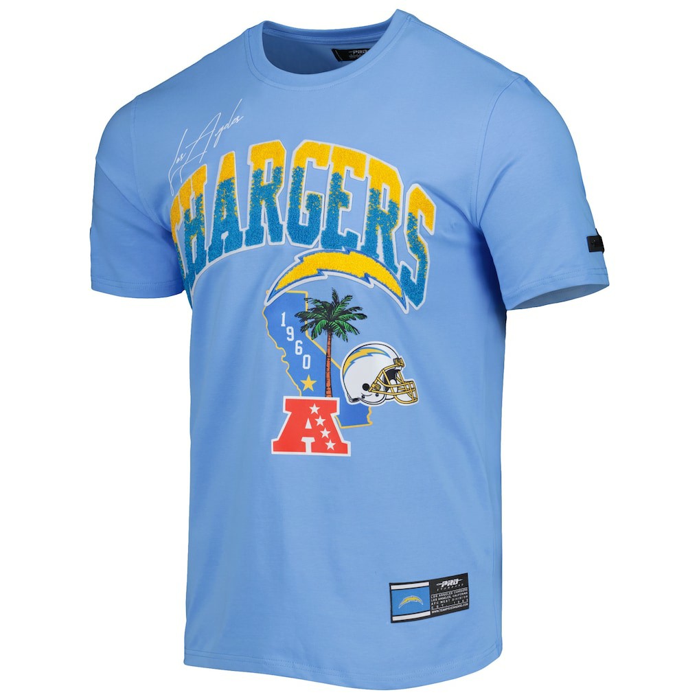 Los Angeles Chargers Pro Standard Hometown Collection T-Shirt Powder Blue