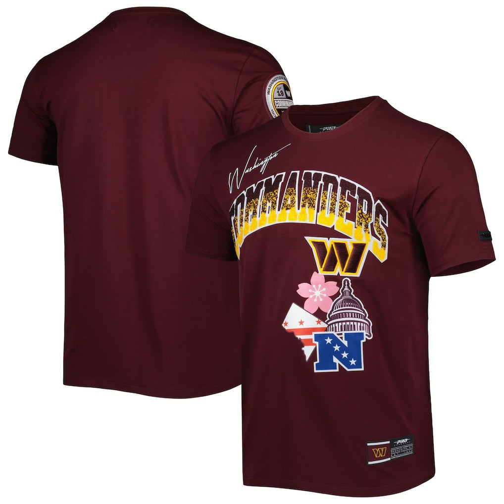 Washington Commanders Pro Standard Hometown Collection T-Shirt Burgundy