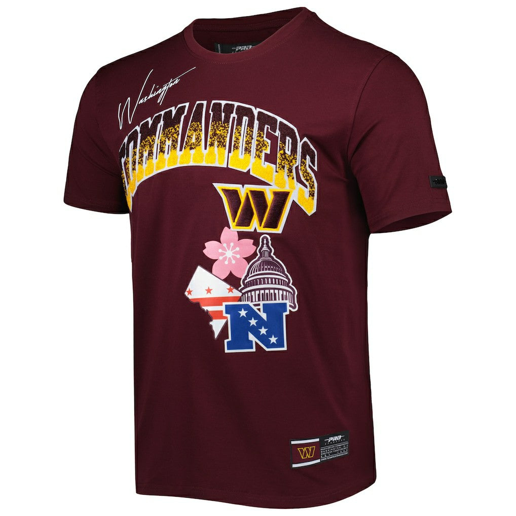 Washington Commanders Pro Standard Hometown Collection T-Shirt Burgundy