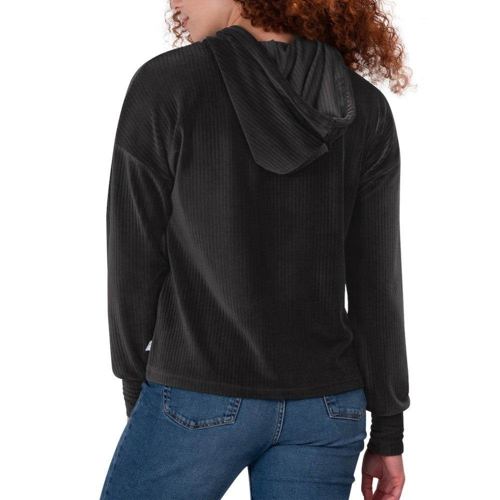 San Francisco Giants Touch Women's End Line Pullover Hoodie - Black Hoodies