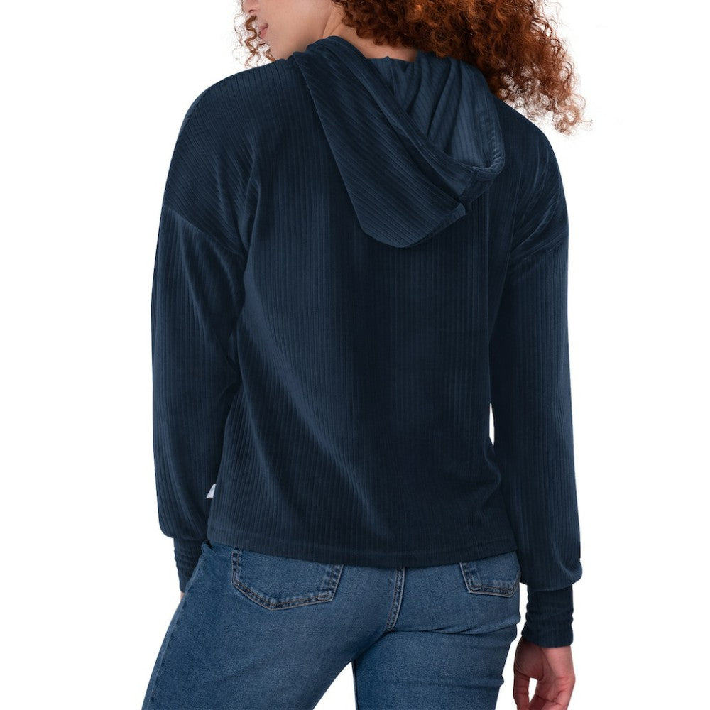 Boston Red Sox Touch Women's End Line Pullover Hoodie - Navy Hoodies