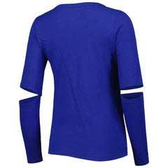 Chicago Cubs Touch Women's Formation Long Sleeve T-Shirt - Royal T-shirts