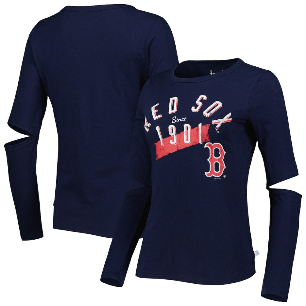 Boston Red Sox Touch Women's Formation Long Sleeve T-Shirt - Navy T-shirts