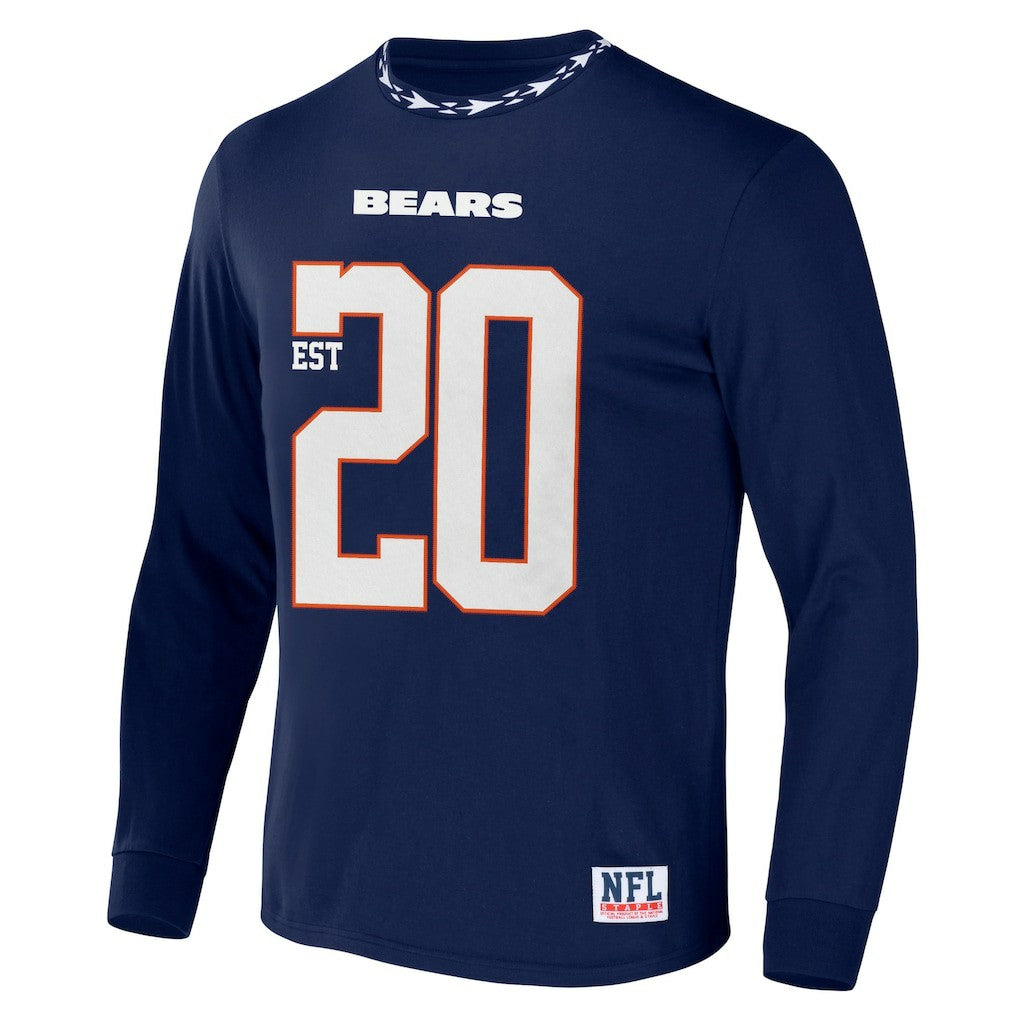 Chicago Bears NFL x Staple Core Team Long Sleeve T-Shirt Navy