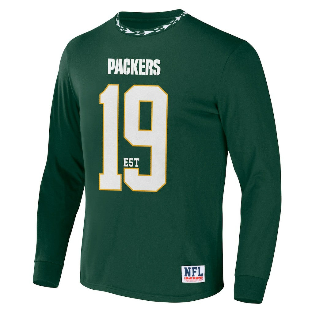 Green Bay Packers NFL x Staple Core Team Long Sleeve T-Shirt Hunter Green