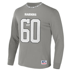 Las Vegas Raiders NFL x Staple Core Team Long Sleeve T-Shirt Gray