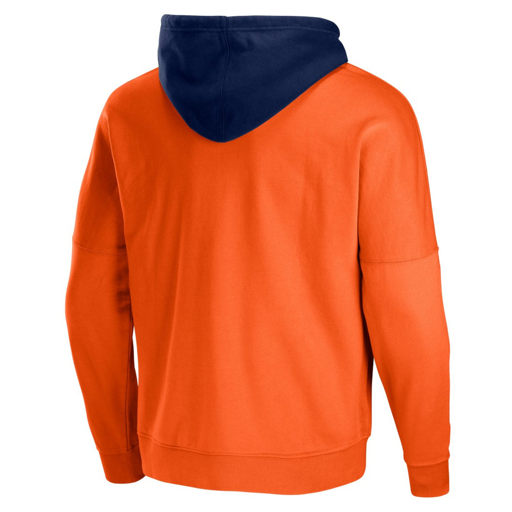 Denver Broncos NFL x Staple Throwback Vintage Wash Pullover Hoodie Orange