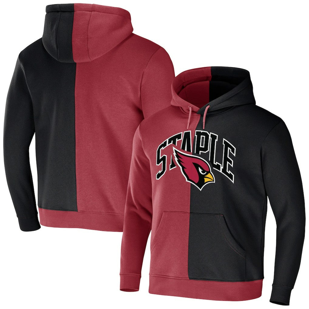 Arizona Cardinals NFL x Staple Split Logo Pullover Hoodie Cardinal