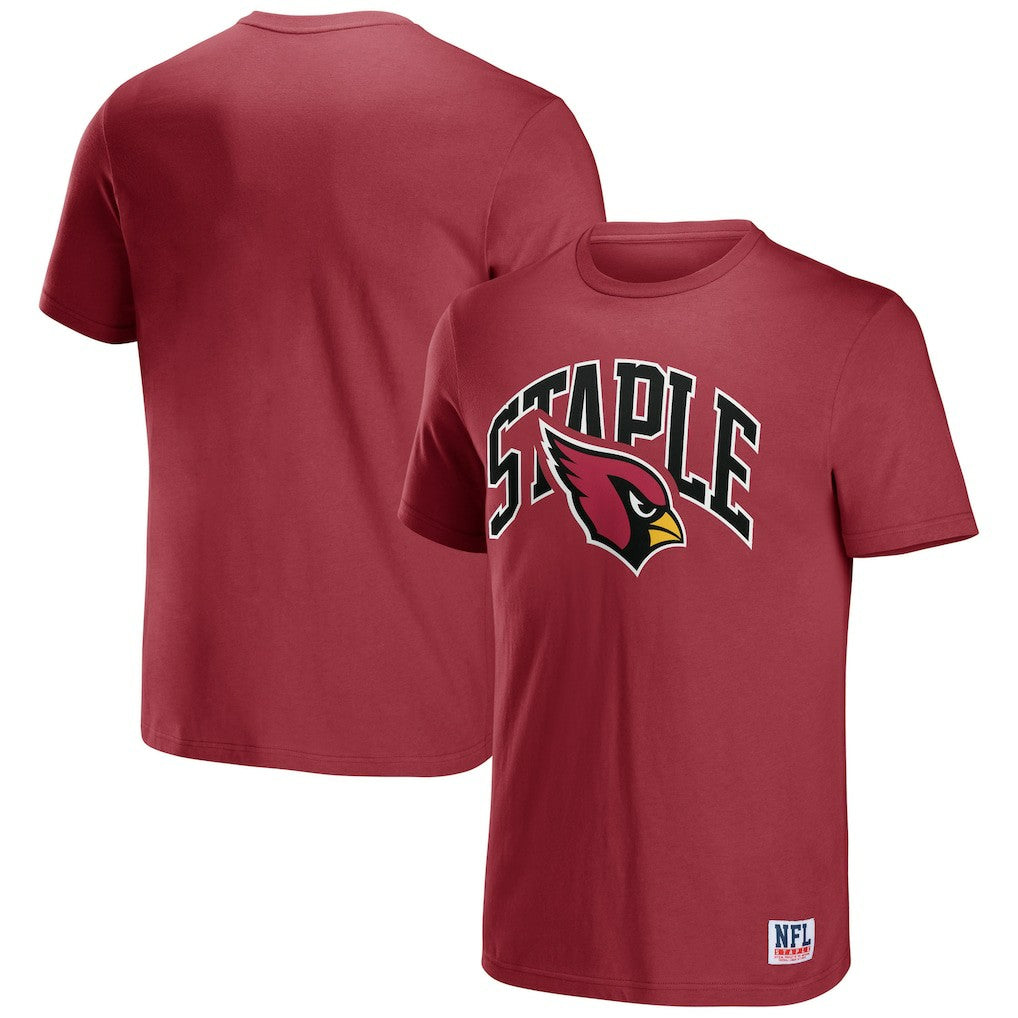 Arizona Cardinals NFL x Staple Logo Lockup T-Shirt Cardinal