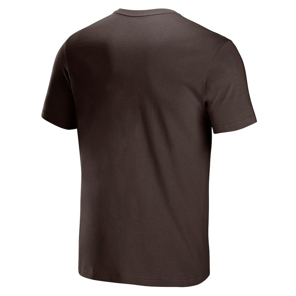 Cleveland Browns NFL x Staple Logo Lockup T-Shirt Brown