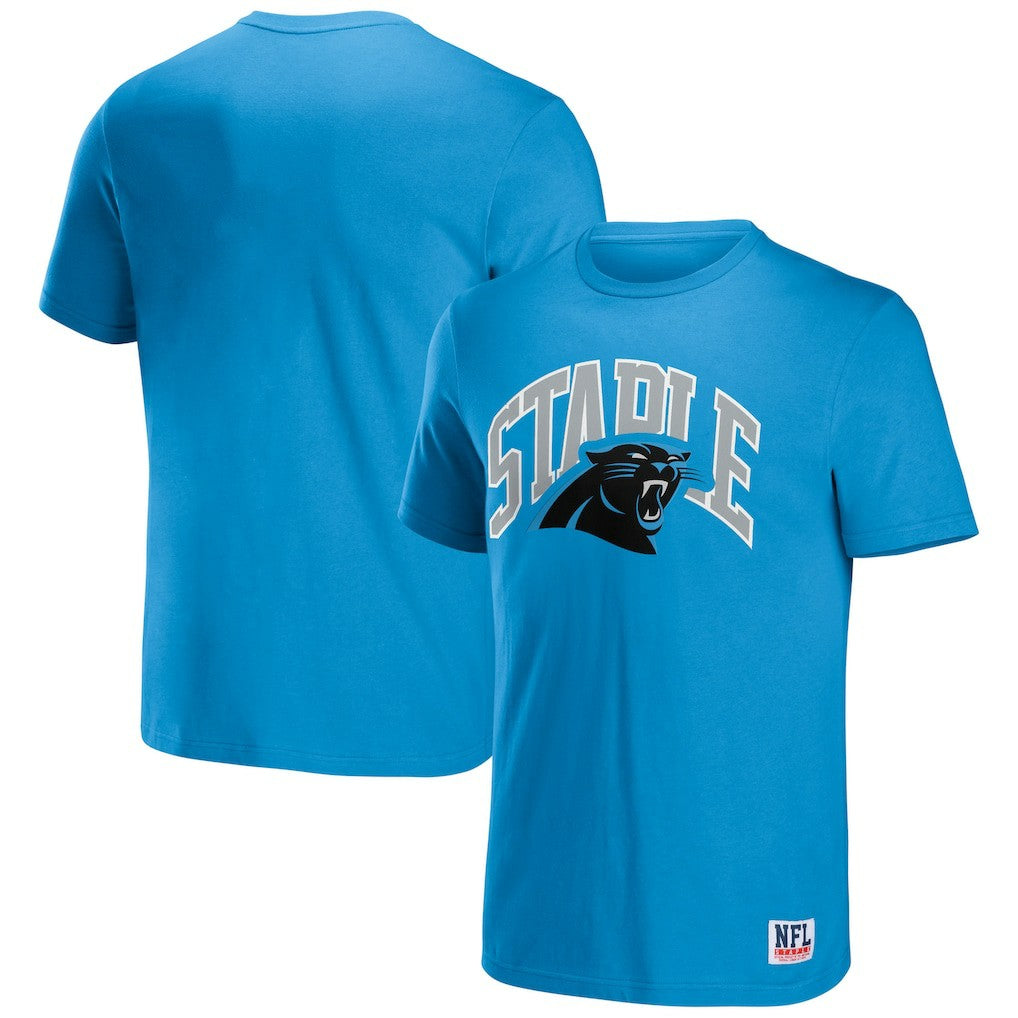 Carolina Panthers NFL x Staple Logo Lockup T-Shirt Blue