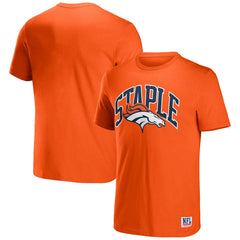 Denver Broncos NFL x Staple Logo Lockup T-Shirt Orange