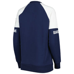 Cleveland Guardians Starter Women's Baseline Raglan Pullover Sweatshirt - Navy/Red Pullover