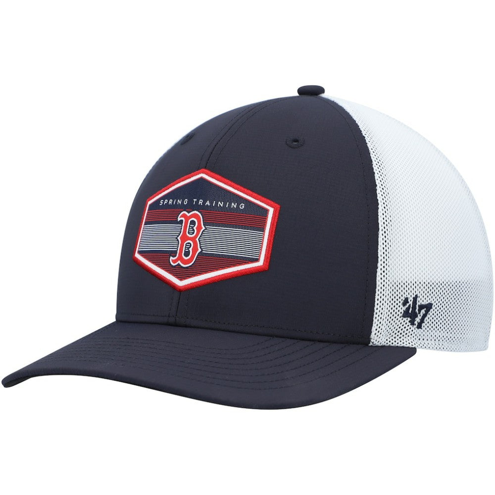 Boston Red Sox '47 Spring Training Burgess Trucker Adjustable Hat - Navy/White Hats