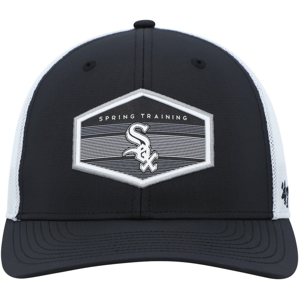 Chicago White Sox '47 Spring Training Burgess Trucker Adjustable Hat - Black/White Hats