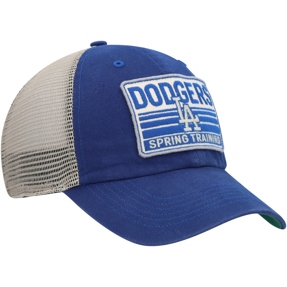 Los Angeles Dodgers '47 Four Stroke Clean Up Trucker Snapback Hat - Royal/Tan Hats
