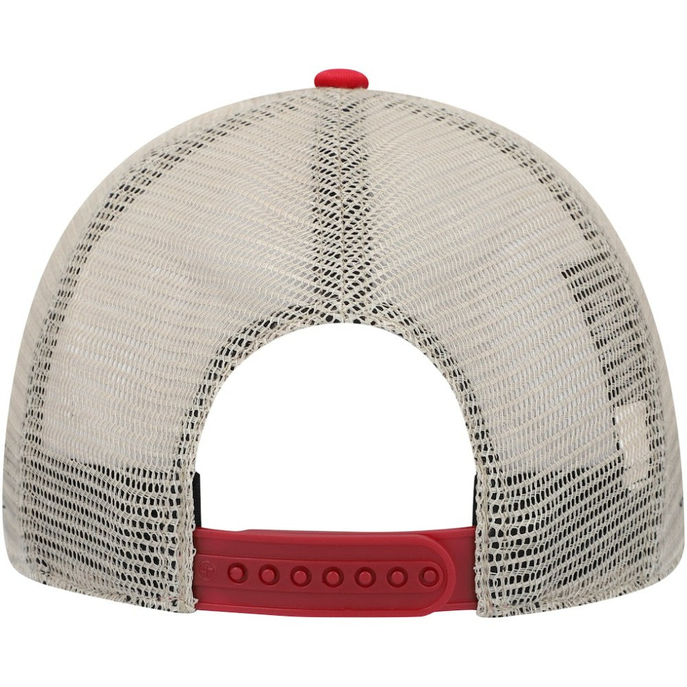 St. Louis Cardinals '47 Four Stroke Clean Up Trucker Snapback Hat - Red/Tan Hats