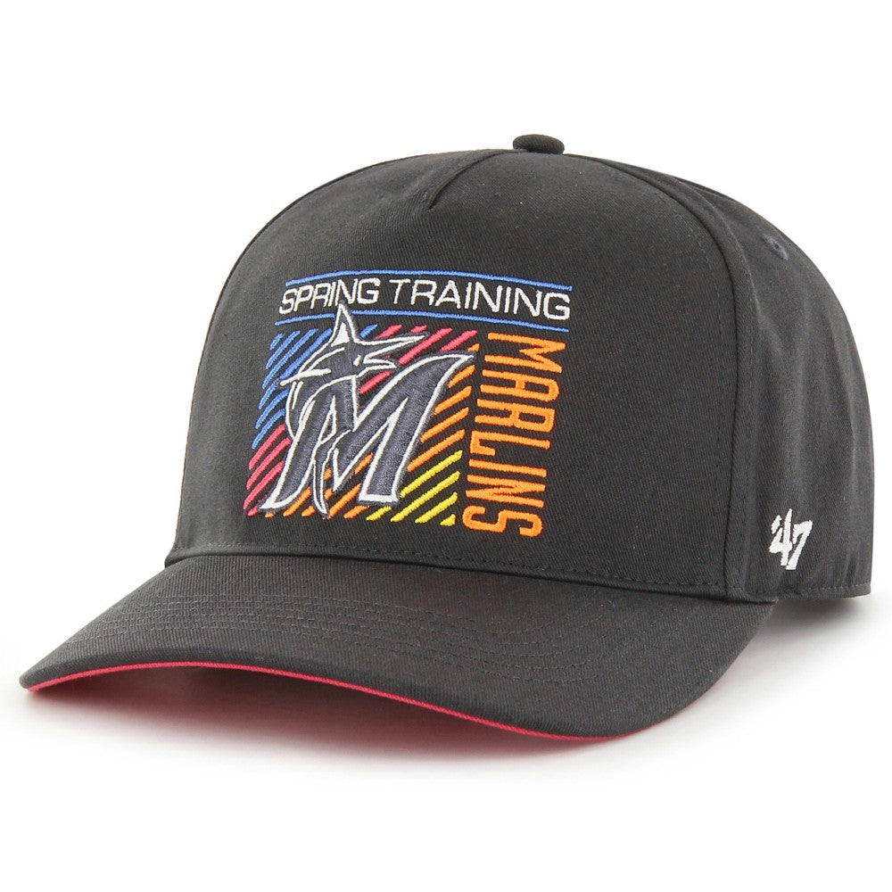 Miami Marlins '47 2023 Spring Training Reflex Hitch Snapback Hat - Charcoal Hats