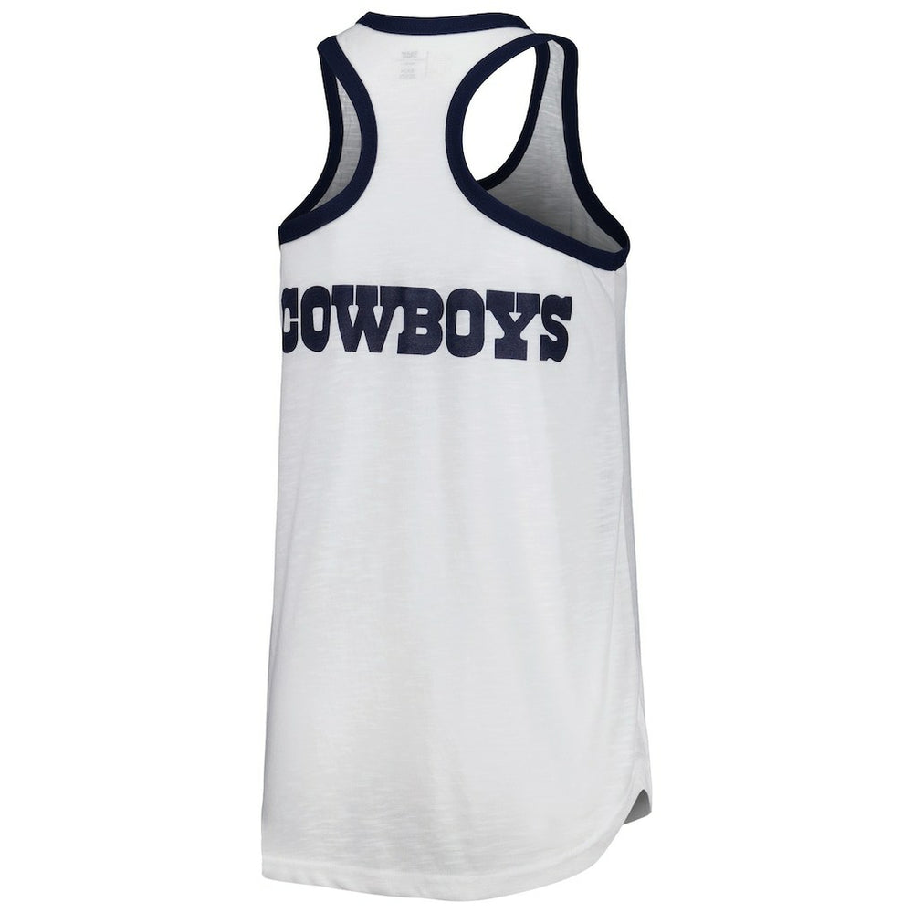Dallas Cowboys G-III 4Her by Carl Banks Women's Tater Tank Top White