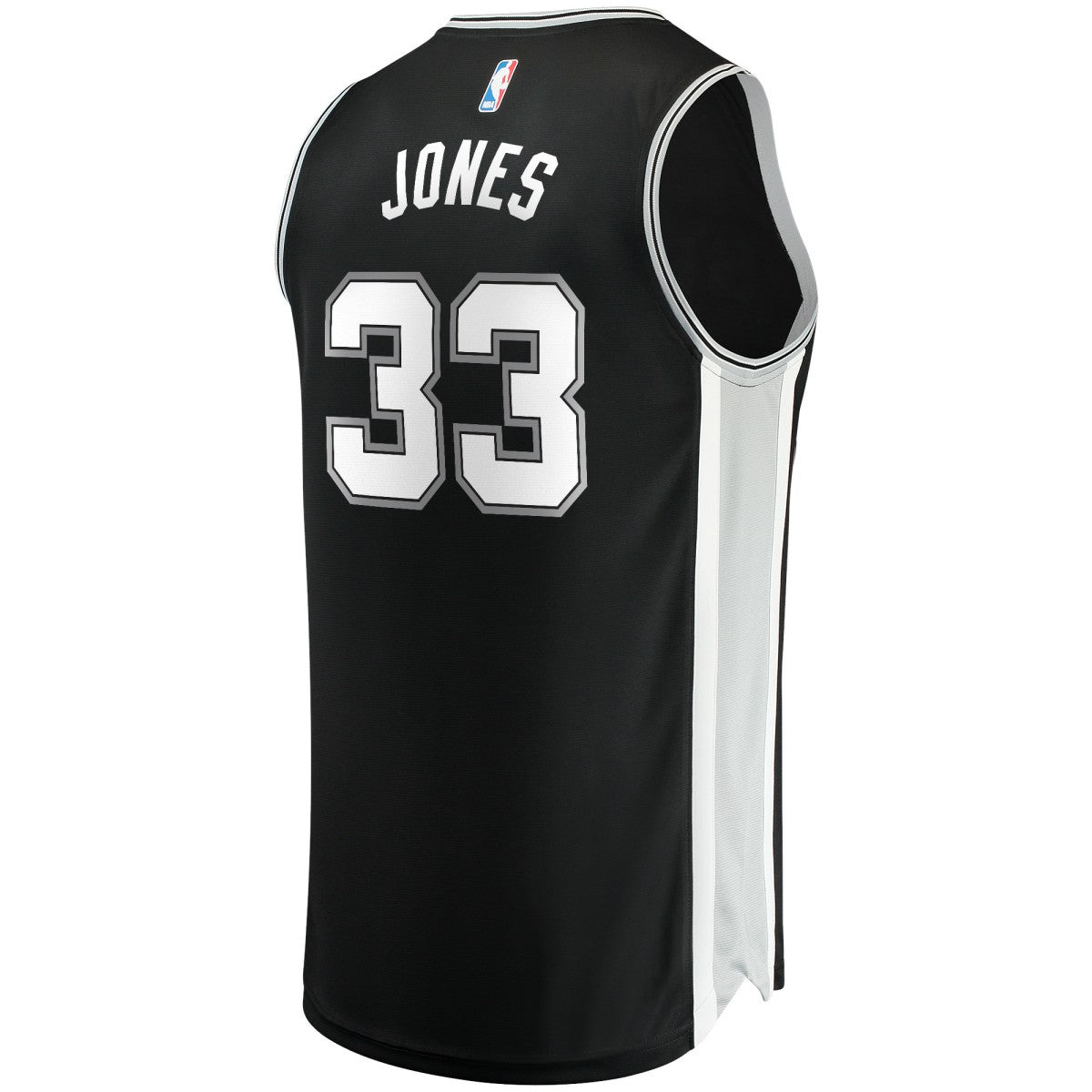 Tre Jones San Antonio Spurs Fast Break Replica Jersey Icon Edition Black
