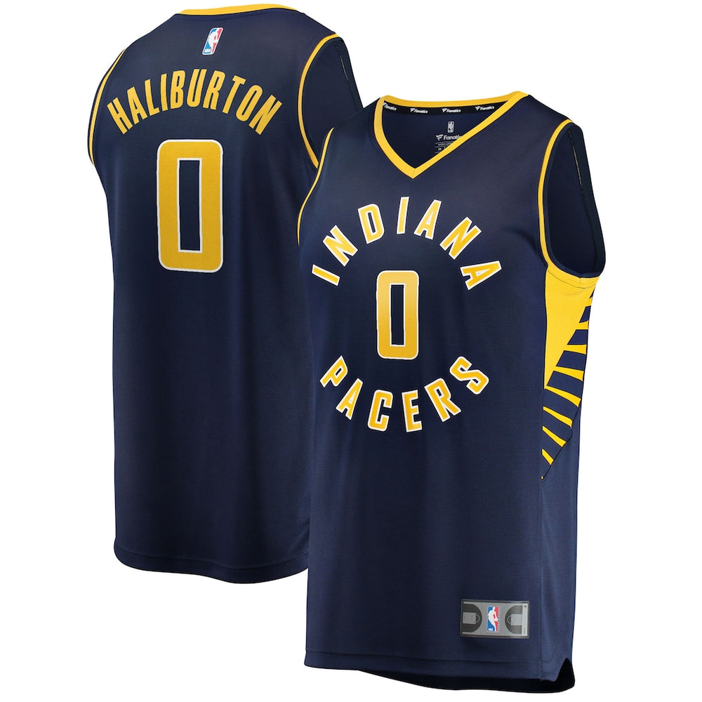 NBA Tyrese Haliburton Indiana Pacers Fanatics Youth 2021/22 Fast Break Replica Jersey - Icon Edition - Navy