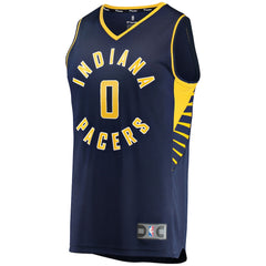 NBA Tyrese Haliburton Indiana Pacers Fanatics Youth 2021/22 Fast Break Replica Jersey - Icon Edition - Navy