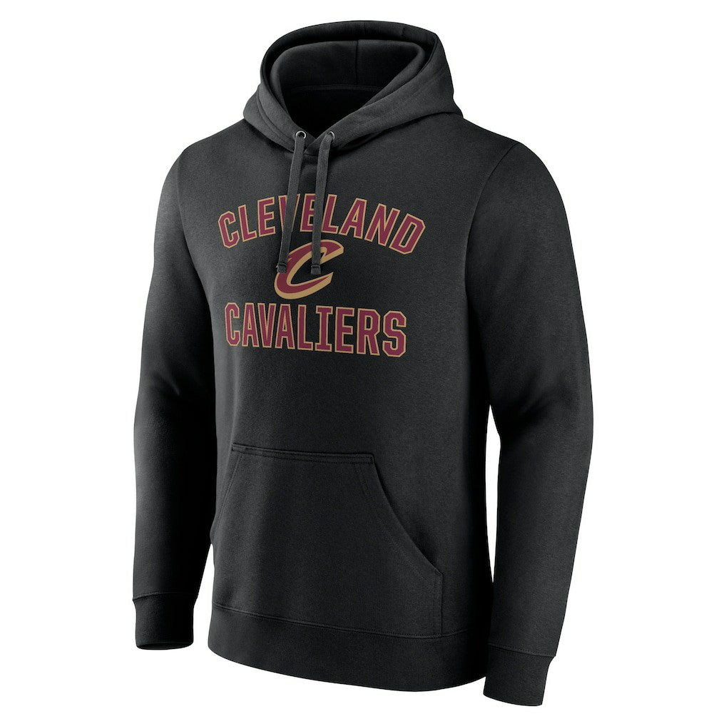 Black Victory Arch Pullover Hoodie Black