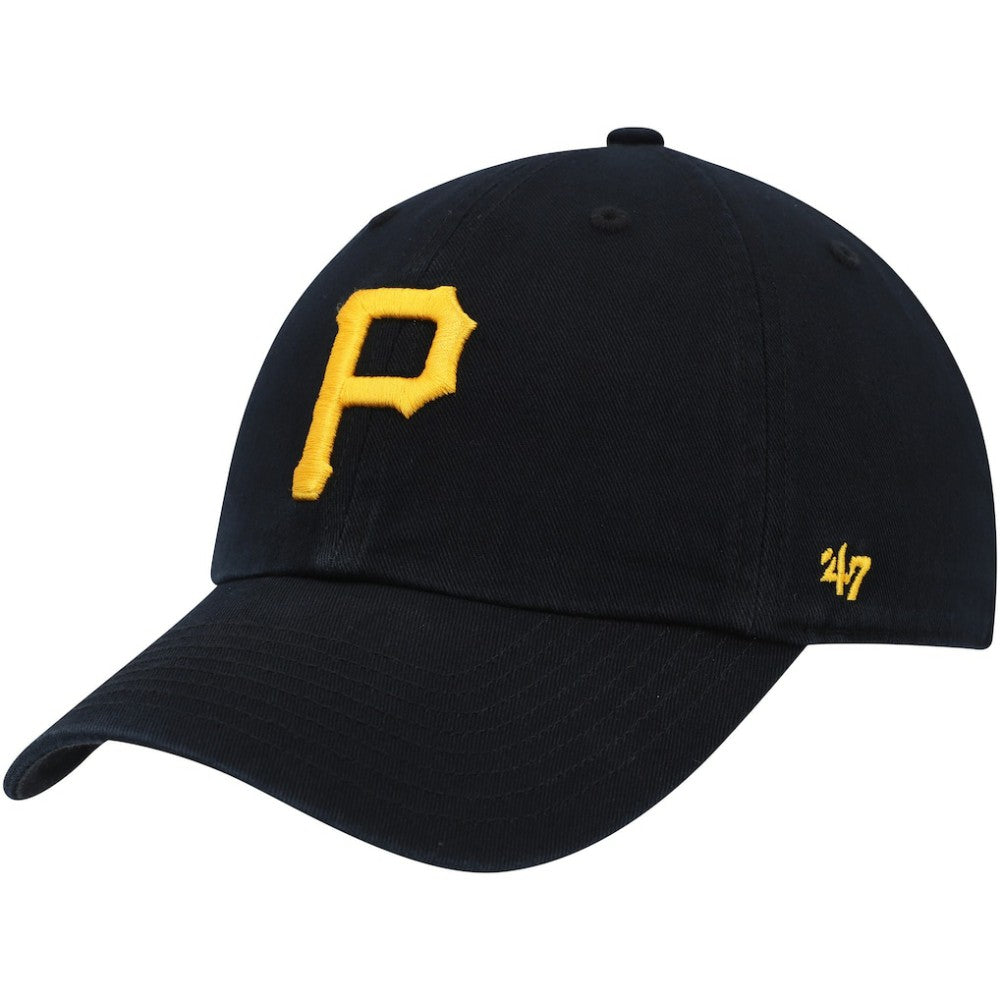 Pittsburgh Pirates '47 Clean Up Adjustable Hat - Black Hats
