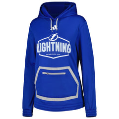NHL Tampa Bay Lightning adidas Women's Team Pullover Hoodie - Blue