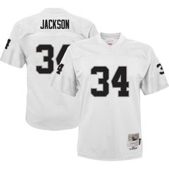Bo Jackson Las Vegas Raiders Youth 1988 Retired Player Legacy Jersey White