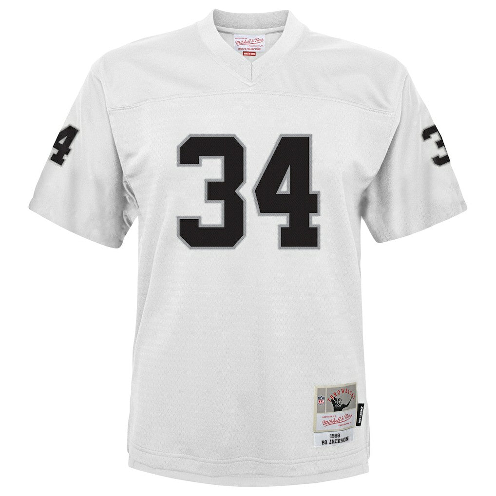 Bo Jackson Las Vegas Raiders Youth 1988 Retired Player Legacy Jersey White