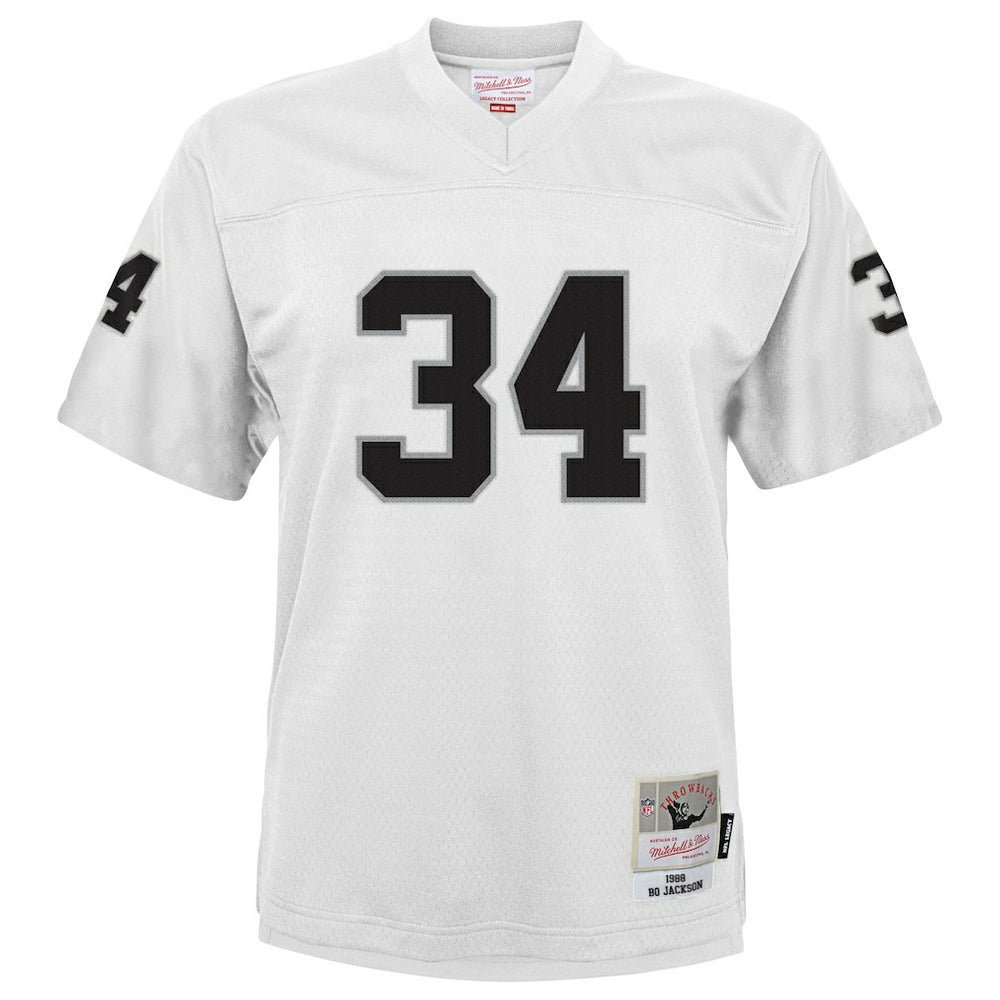 Bo Jackson Las Vegas Raiders Youth 1988 Retired Player Legacy Jersey White