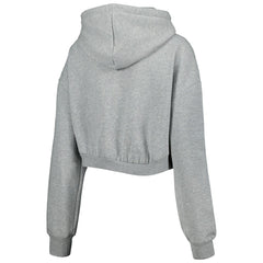 Indianapolis Colts The Wild Collective Women's Cropped Pullover Hoodie Gray