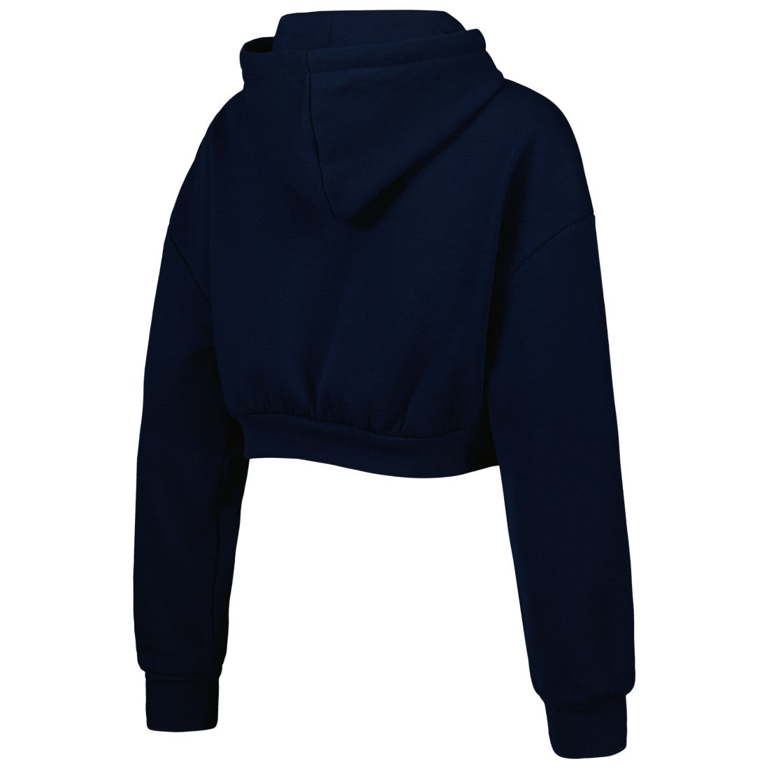 Tennessee Titans The Wild Collective Women's Cropped Pullover Hoodie Navy
