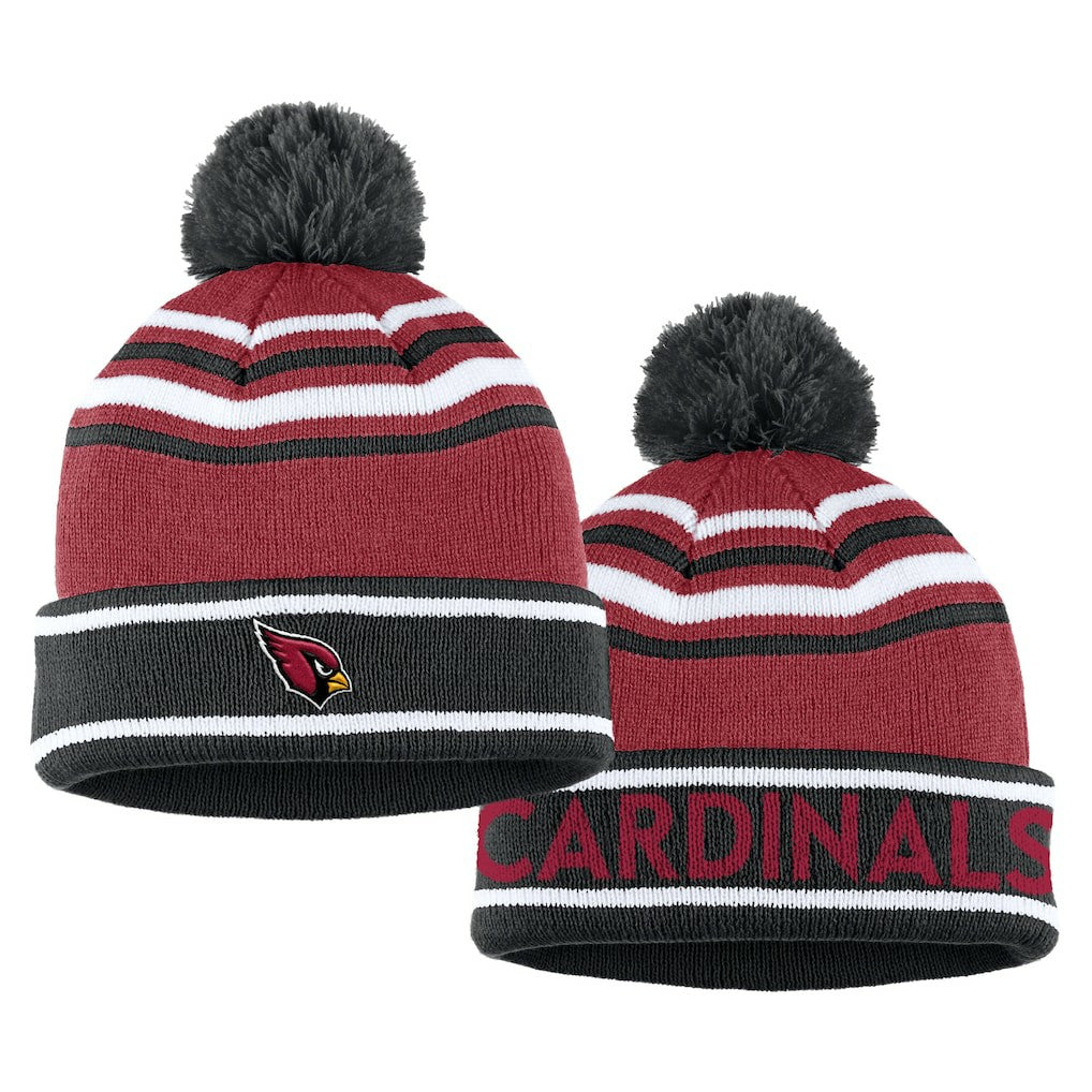 Arizona Cardinals WEAR by Erin Andrews Women's Colorblock Cuffed Knit Hat with Pom and Scarf Set Cardinal